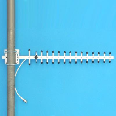 China 16Bi Outdoor Aluminium 2.4ghz Wifi Wlan Yagi Antenna High Performance for sale