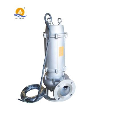 China High Efficiency Electric High Flow 30 40 HP Standard Non-clog Acid Resistant Submersible Pump For Sewage for sale