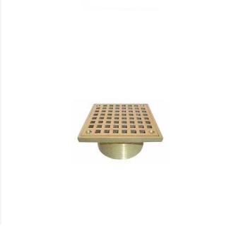 China New Design Sewage Floor Balcony Shower Drain Smell Proof Wholesale Price Durable Brass Square Dainer Strainer for sale