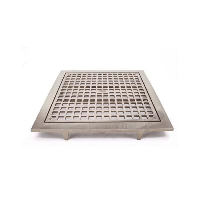 China Export Nickel Drain Grate Cover Drain Seal Durable Bronze Casting Bronze Strainer for sale