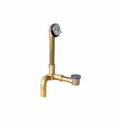 China Anti - Back Smell Resistant Pup Up Type Brass Bathtub Drains for sale