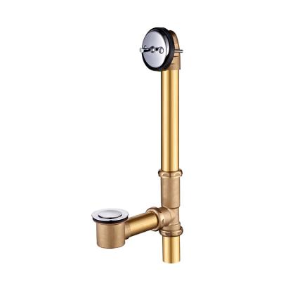 China Support Logo Customization High Quality Bath Tub Drain Durable Brass for sale