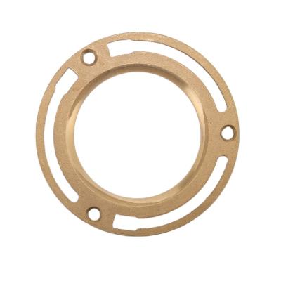 China Widely Used Brass Connection Flange Round Shape Brass Wall Flange for sale