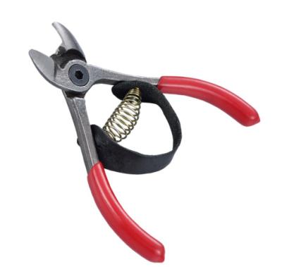 China Anti-Slip Handle 5 Inch Orange Cutter Citrus Harvest Shears for sale