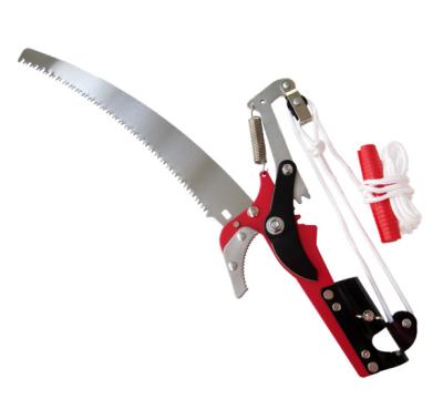 China Long length gear hook anvil tree pruner telescopic pruner saw for sale