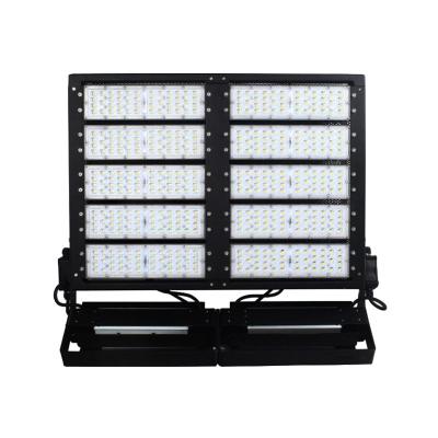 China Stadium/airport/square/left/soccer field/2000w replacement metal construction lead halide led floodlight with IES file for sale