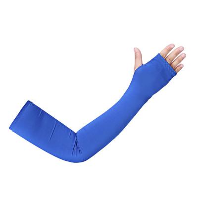 China Breathable Women Men Arm Compression Sleeve Arm Warmer Sun UV Protection Fingerless Long Gloves Arm Sleeves for sale