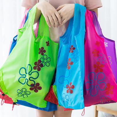 China Newest Style190T Lightweight Nylon Vest Shopping Bag/Vest Shopping Bags/Supermarket Retail Bags Hot Sale for sale