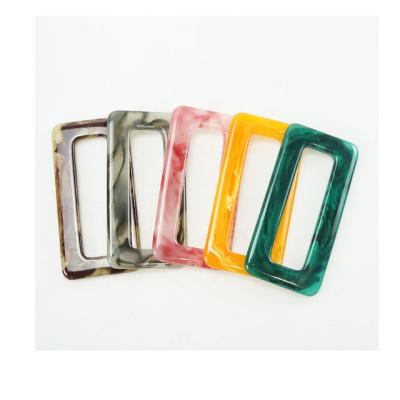 China Factory Direct Sales Plastic Rectangular Resin Bag Handle DIY Bag Handle Luggage Accessories for sale