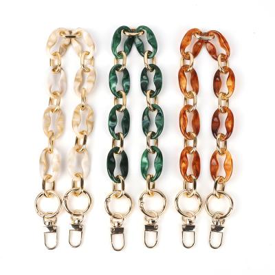 China New 40/60cm Acrylic Handbag Chains Shoulder Bag Strap DIY Purse Chain Resin Chains Handles Belt Parts Bag Accessories for sale