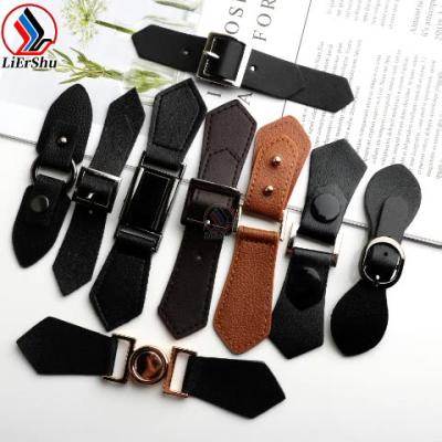 China 20222 Durable PU Leather Valve Buckle Kit Accessories Bag Buckles Snap Buttons Custom Leather Buttons for sale