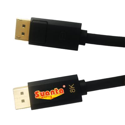 China Sports Arcade Games Cable 1.4V Gold Plated Braided Special High Speed ​​DisplayPort Tie Down DP Cable For Laptop PC TV Gaming Monitor for sale