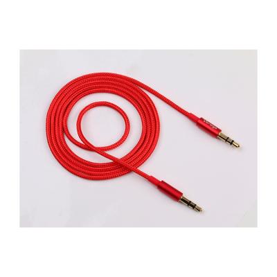 China Multimedia factory direct sale advanced red 3.5mm to 3.5 mm audio cable for audio equipment for sale