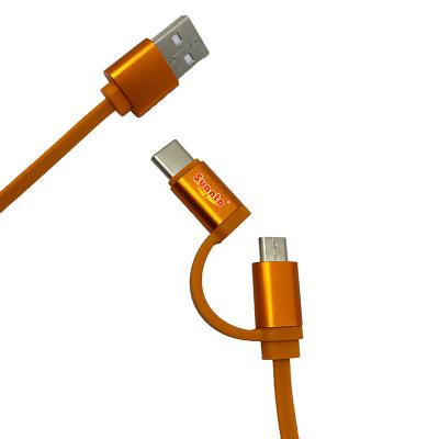 China MP3/MP4 Player 3.3 Ft Band Charging Micro Type C Cable Usb 2.0 2 In 1 Fast Charging Cable Type C For Samsung for sale