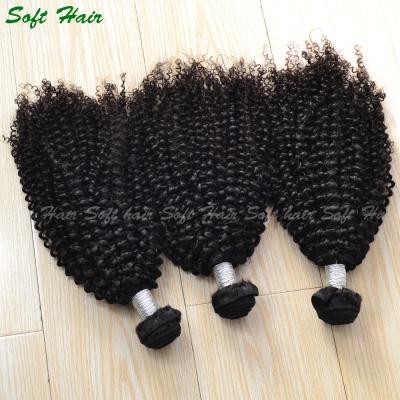 China Strong Double Weft Brazilian Hair Grade 9 One Curly Curly 10 Inch Brazilian Virgin Remy Hair Weft for sale