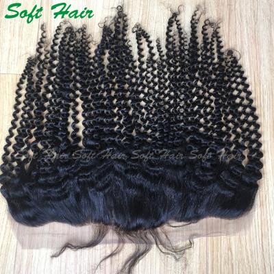 China Curly Curl Christmas Sale Discount Price Fast Shipping Virgin Afro Curly Curl Hair Lace Headband With Baby Hair Wholesale for sale