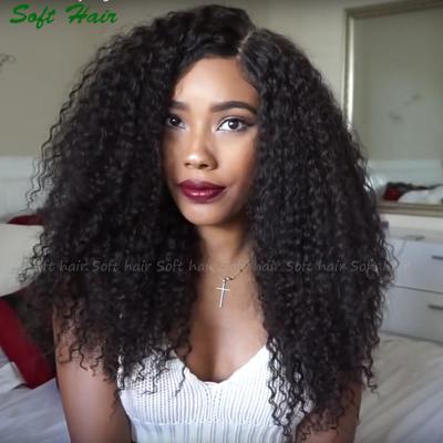 China Curly Brazilian Hair Bleached Knots Full Lace Wig Making Machine for sale