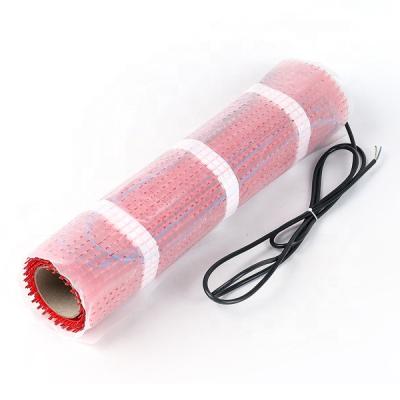 China Twin Under Floor Heating Conductor Heating Mat 150W/M2 200W/m2 CE EAC Certificated for sale