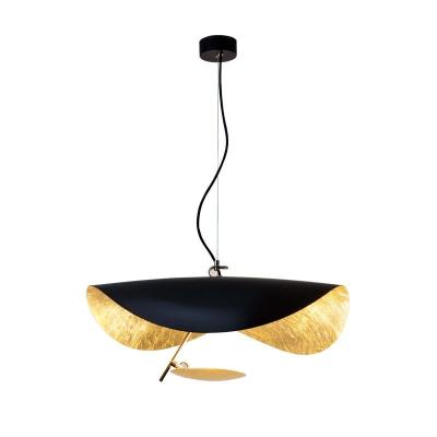 China Manufacturer Wholesale Nordic Lights Gold Modern Unique Black Attic Iron Modern Hanging Pendant Chandelier for sale