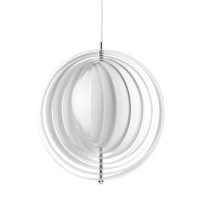 China Nordic Modern Danish Design Round Creative Moon Globe Lamp Hanging Pendant Lights For Bedroom for sale