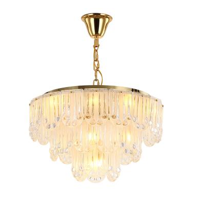 China Modern Nordic industrial vintage luxury creative crystal chandelier large for living room dining room hotel villa for sale