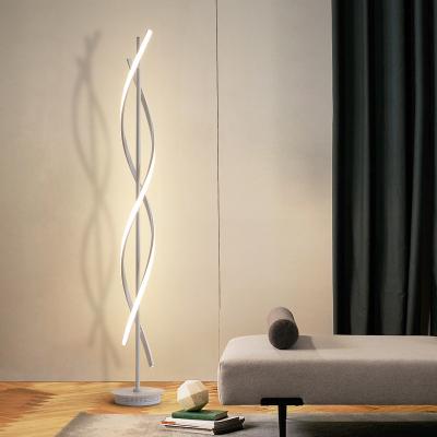 China Contemporary modern simple creative designers lamp 3 marble glass bulb led floor lamp for hotel living room for sale