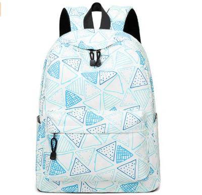 China Waterproof 2020 Customs Fashion Backpack For Teenage Girls School Backpack Women Backpack Purse (Triangle) for sale