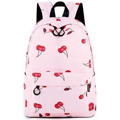 China Waterproof 2020 Custom Fashion Backpack For Teenage Girls School Backpack Women Backpack Purse (Cherry) for sale