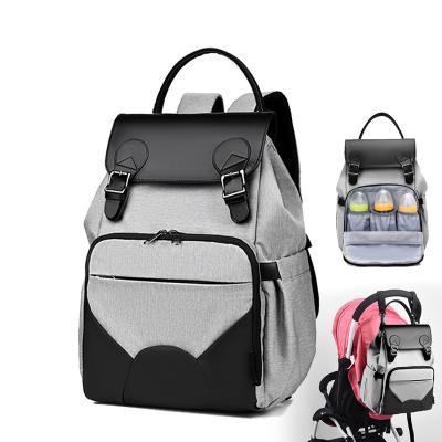 China Multifunctional Anti-theft Mommy Baby Backpack Bag And Diaper Backpack for sale