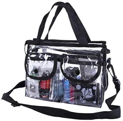 China Fashion Clear PVC Waterproof Ladies Travel Insulated Foldable Toiletry Bag for sale