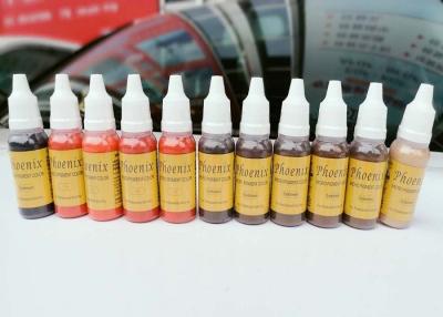 중국 15ML 논-톡식 극소 칼질하는 영구적 귀영 나팔 잉크는 어두운 커피 특별한 아이스크림을 착색합니다 판매용