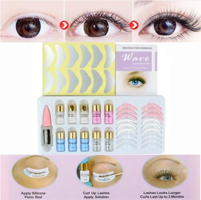 China Rosa große Wellen-Wimper-Dauerwelle Kit Three Sizes Perm Rod Lash Lifting zu verkaufen