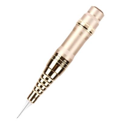 China 10V de gouden Roterende Machine van de Make-uptatoegering/Semi Permanente Make-up Pen For Eyebrow And Lip Te koop