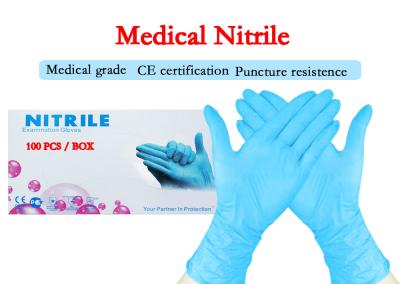 China Manufacturers Disposable Nitile Examination Gloves, Powder Free, Non Latex Gloves for sale