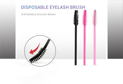 Cina Accessori di plastica degli strumenti di trucco del sopracciglio del pettine del ciglio della spazzola dell'OEM Disposabl Mini Eyelash Brush Eyelash Curl in vendita