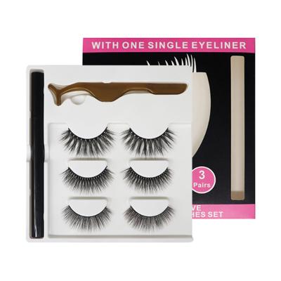 China 22mm False Eyelash Factory Supply New Wholesale Best Magnetic False Eyelashes for sale