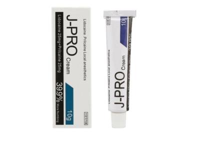 China Piel semi permanente rápida del anestésico del cuerpo de la crema 10g de la lidocaína del tatuaje de J-PRO que entumece 39,9% la mejor crema que entumece en venta