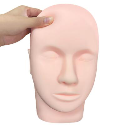 China Silicone Lip Permanent Makeup Microblading Mannequin Practice Head for sale