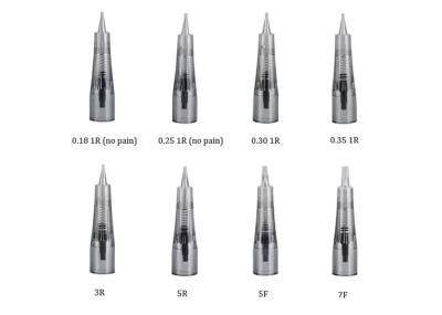 China 1RL PMU Peramanent Tattoo Makeup Cartridge Needles For Solong Tattoo for sale