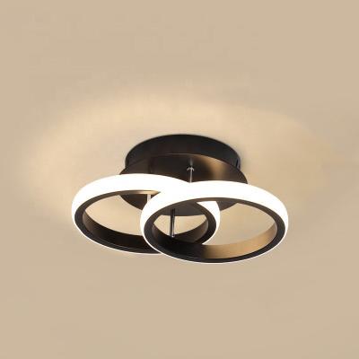 China Cheap Modern Contemporary Living Room Decoration Round Bedroom Lamp Corridor Square Shape Led Lighting Ceiling Lamp for sale