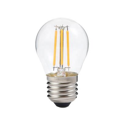 China Globe Energy Saving Lamp G45 2W 4W Dimmable E26 E12 110V E27 E14 220V Home Commercial Lighting Led Bulb Filament Base 2700K Warm Light Bulb for sale