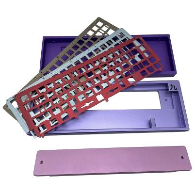 China OEM Customized Machining CNC Aluminum Mechanical Case Aluminum CNC Gaming Keyboard Keyboard Case for sale