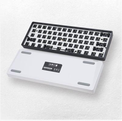 China Factory Fittings Aluminum Custom Keyboard Kits Hot Swappable Multiple Sizes Customizable Mechanical Keyboard Kits for sale