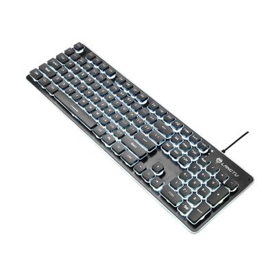 China Anti-ghosting Best Selling 104 Key Waterproof Ergonomic Stand Floating Lightweight Mechanical Gaming Keyboard for sale