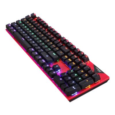 China Anti-ghosting Best Sell 104 Keys Water Proof Keyboard Mechanical Axis Mechanical Gaming Keyboard for sale