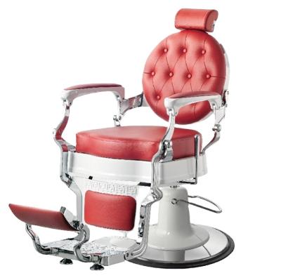 China Aluminum Alloy Barber Chair Manufacturer Contemporary High-grade Hydraulic Extended Rotary Rotary Lift Chair for sale