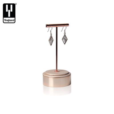 China Jewelry Store Exquisite And High Quality Yingbond Metal T-bar Earring Jewelry Display for sale