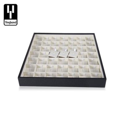 China Traditional Simple Wooden Jewelry Store Square H4cm Tray Jewelry Tray for sale