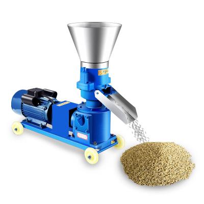 China Small Fish Feed Making Machine 220V 380v Pet Food Processing Machine Price Flat Die Automatic Animal Feed Pellet Machine for sale