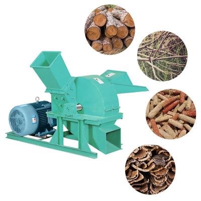 China small small wood crusher in sawdust factory price diesel wood chipper machine mobile wood crushers for sale